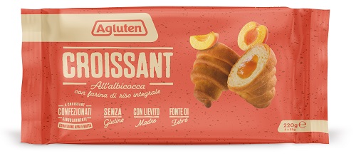 AGLUTEN CROISSANT ALBICOCCA 4 PEZZI DA 55 G - farmachicca