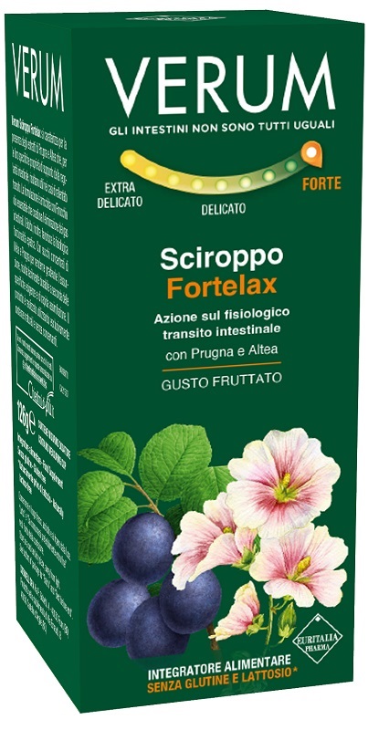 VERUM FORTELAX SCIROPPO FRUTTATO 126 G NEW - farmachicca