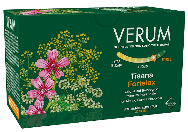 VERUM FORTELAX TISANA 20 FILTRI NEW - farmachicca