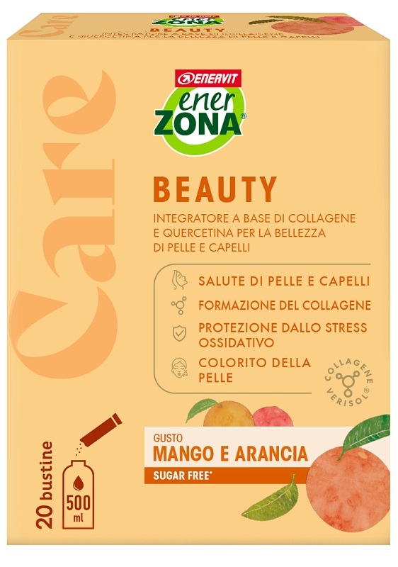 ENERZONA CARE BEAUTY MANGO E ARANCIA 20 BUSTINE - farmachicca
