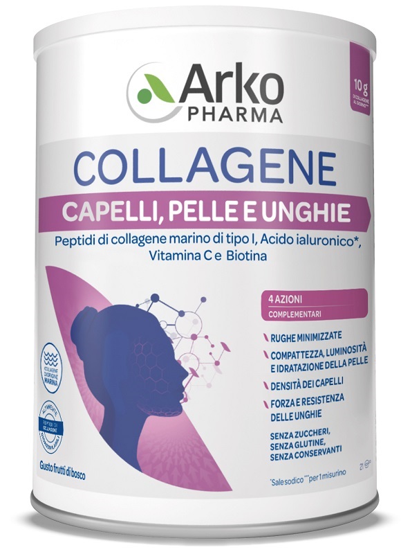 COLLAGENE CAPELLI PELLE UNGHIE 260 G - farmachicca
